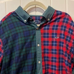 Men’s XL Gingham Vineyard Vines Button-Up